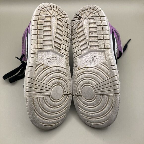 Nike Air Jordan 1Mid Barely Grape Toddler High Top Shoes Sneakers DQ8425-501 9C - Picture 7 of 10